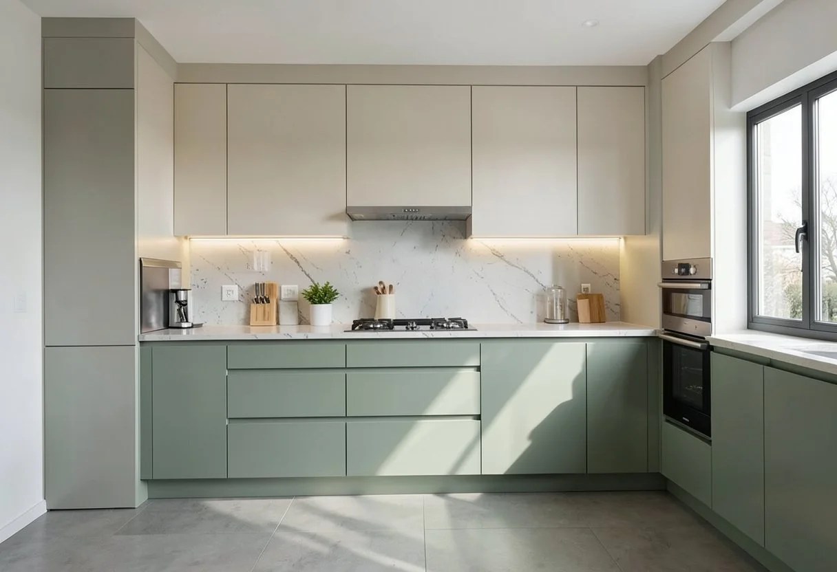 Contemporary kitchen cabinetry